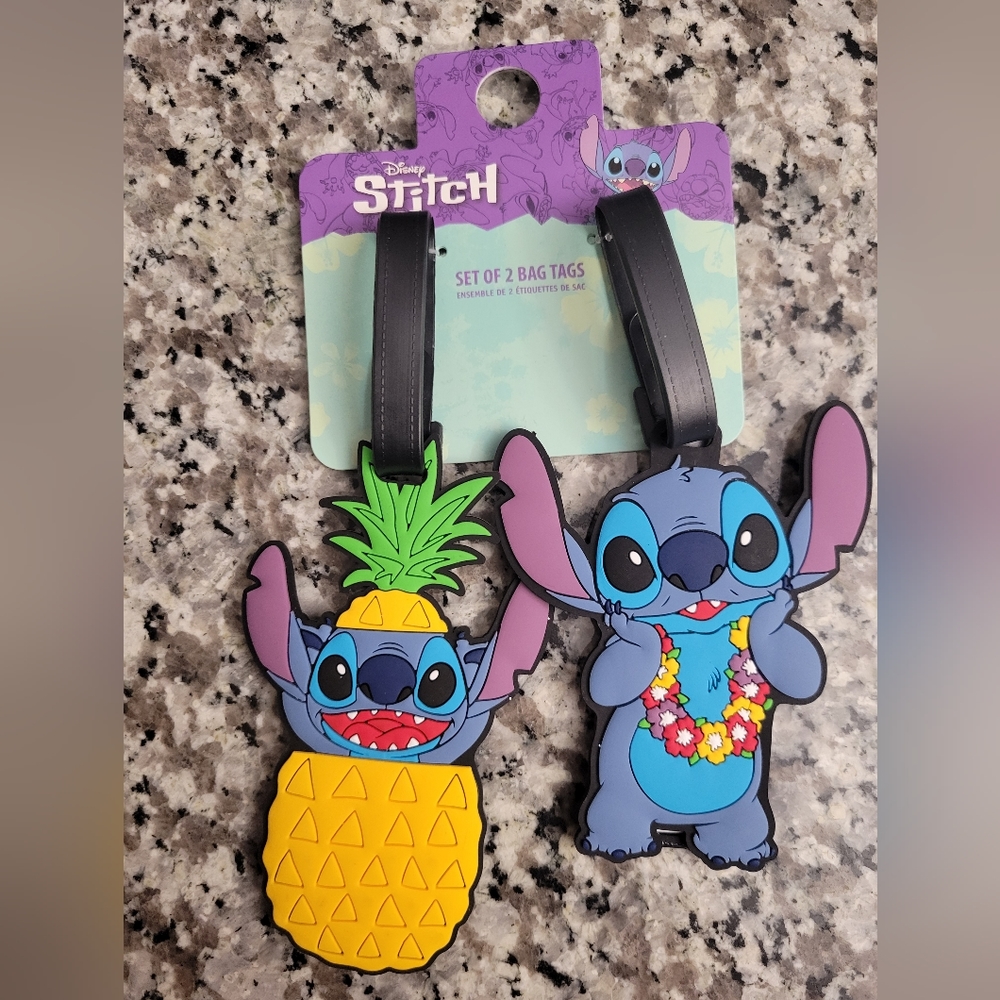 Disney,Stitch set of two luggage tags